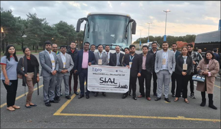 A group of delegates who attended SIAL PARIS 2022 through Tibro Tours